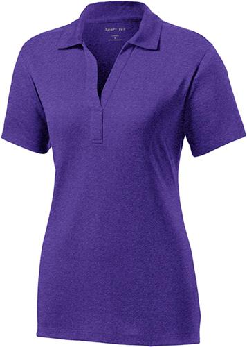Sport-Tek Ladies' Heather Contender Polo Shirt. Printing is available for this item.