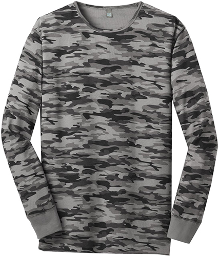 District Young Men's Camo Long Sleeve Thermal