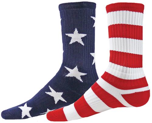Red Lion Freedom Crew Socks 0759 PAIR - Closeout Sale - Cheerleading ...
