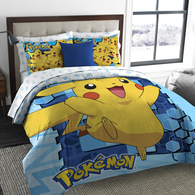 Northwest Pokemon Big Pikachu Twin/Full Bedding