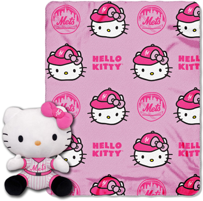 027 Mets Hello Kitty with Throw