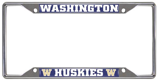 Fan Mats NCAA Washington License Plate Frame