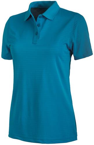 Charles River Women's Shadow Stripe Polo. Printing is available for this item.