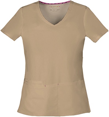Heartsoul True Love Womens V-Neck Scrub Tops. Embroidery is available on this item.