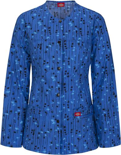 Dickies Women's Jr Fit Crew Neck Warm-Up Jackets. Embroidery is available on this item.