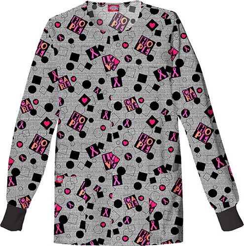 Dickies Breast Cancer All About Pink Snap Jacket. Embroidery is available on this item.