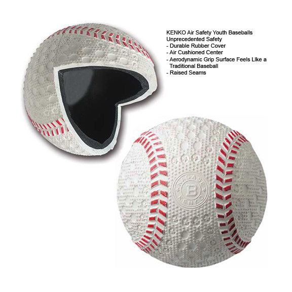 Markwort Youth 8.75" Kenko Baseballs - Baseball Equipment & Gear