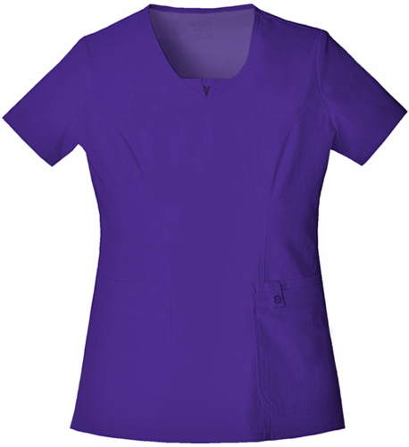Cherokee Women's Junior Fit V-Neck Scrub Top. Embroidery is available on this item.
