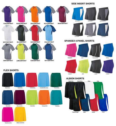 High 5 Womens EVOLUTION SS Volleyball Uniform Kits. Printing is available for this item.