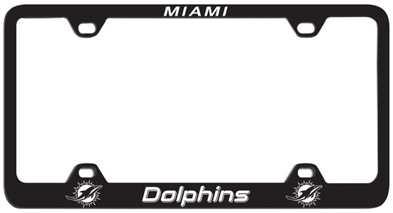 Fremont Die NFL Miami Dolphins License Plate Frame