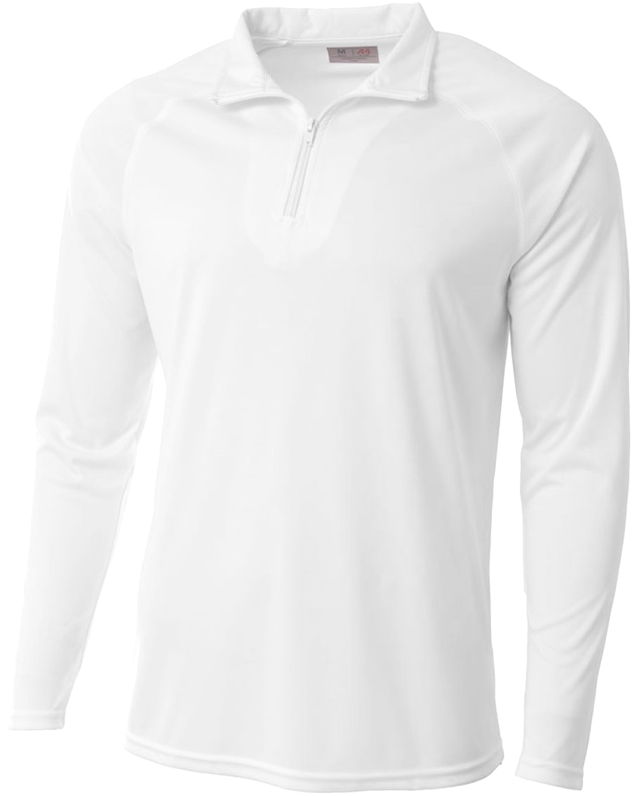 E121281 A4 Adult Daily 1/4 Zip Long Sleeve Pullover