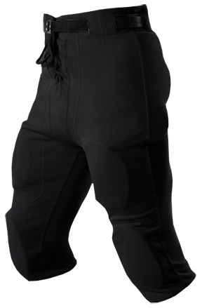 black football pants with pads