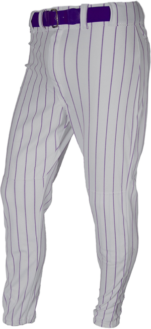 SC United Purple Pinstripe Baseball Pants - JayMac Sports Products