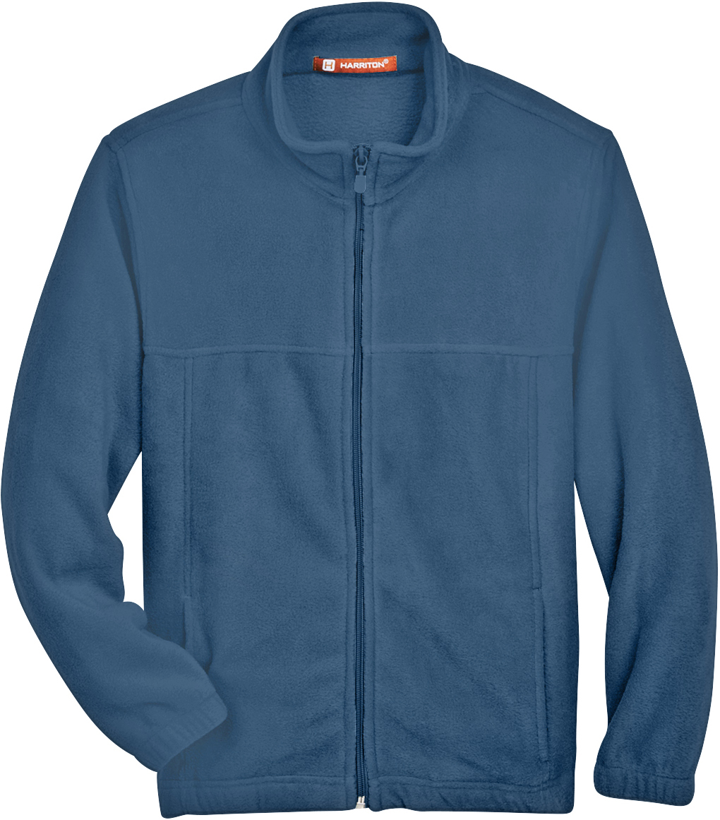 E123188 Harriton Mens Youth FullZip Fleece Jacket