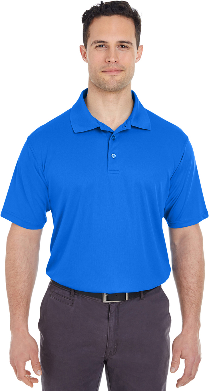 E123057 UltraClub Mens Cool & Dry Mesh Pique Polo