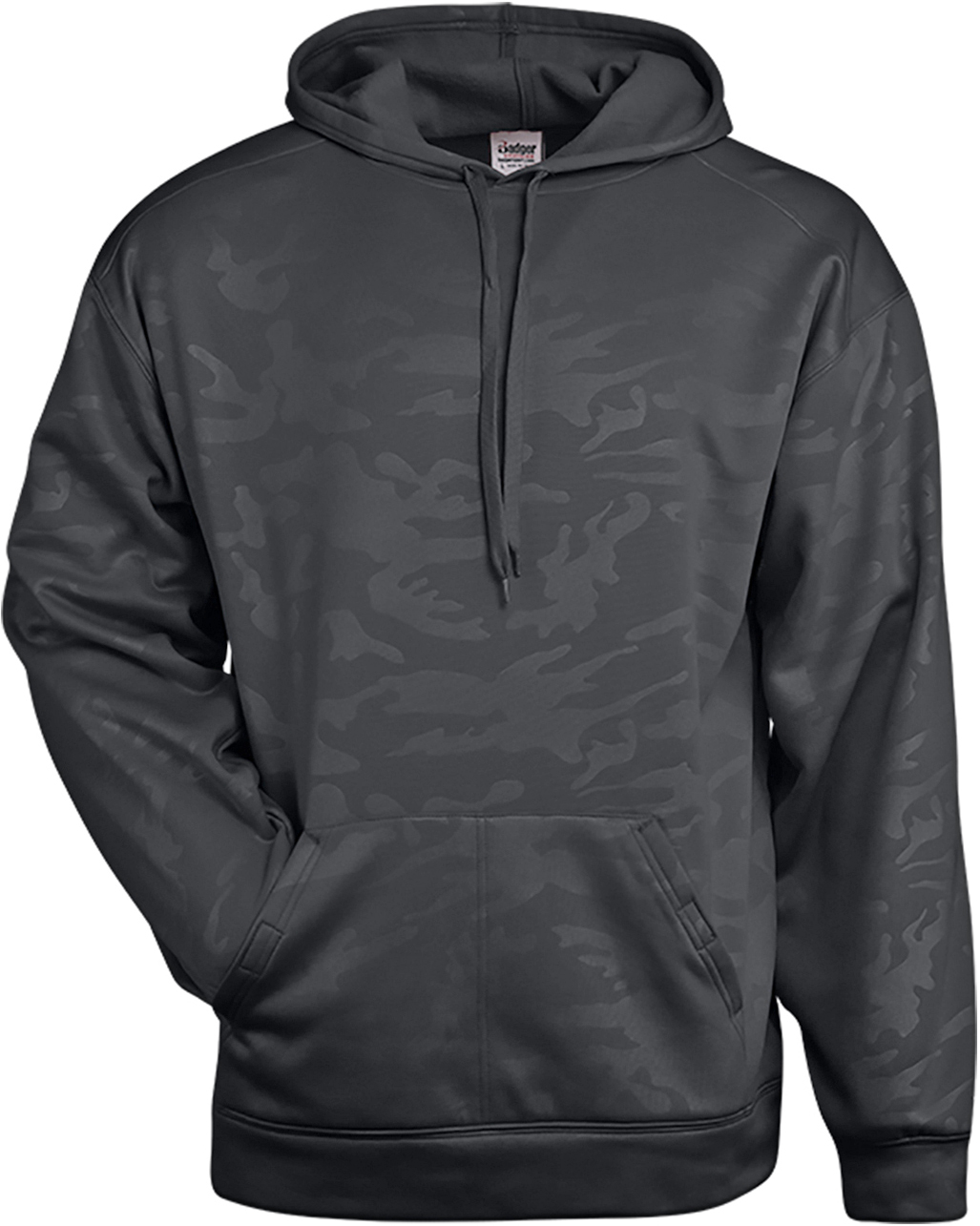 E134234 Badger Adult Monocam Embossed Hoodie