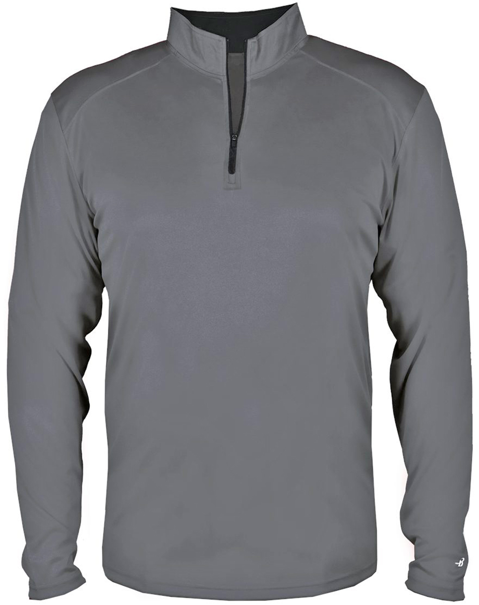 Badger Sport Adult Youth 1 4 Zip Pullover Shirt
