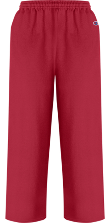 champion open leg fleece pants