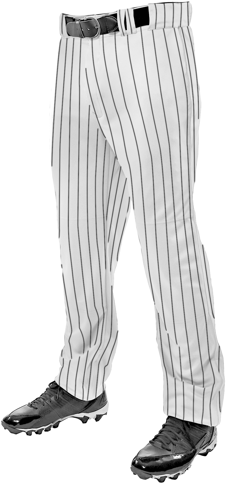 E125173 Triple Crown Open Bottom Pinstripe Baseball Pants