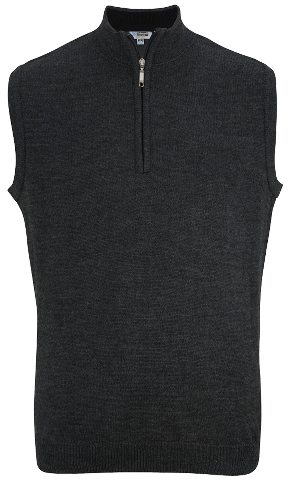 E120819 Edwards Mens QuarterZip Sweater Vest