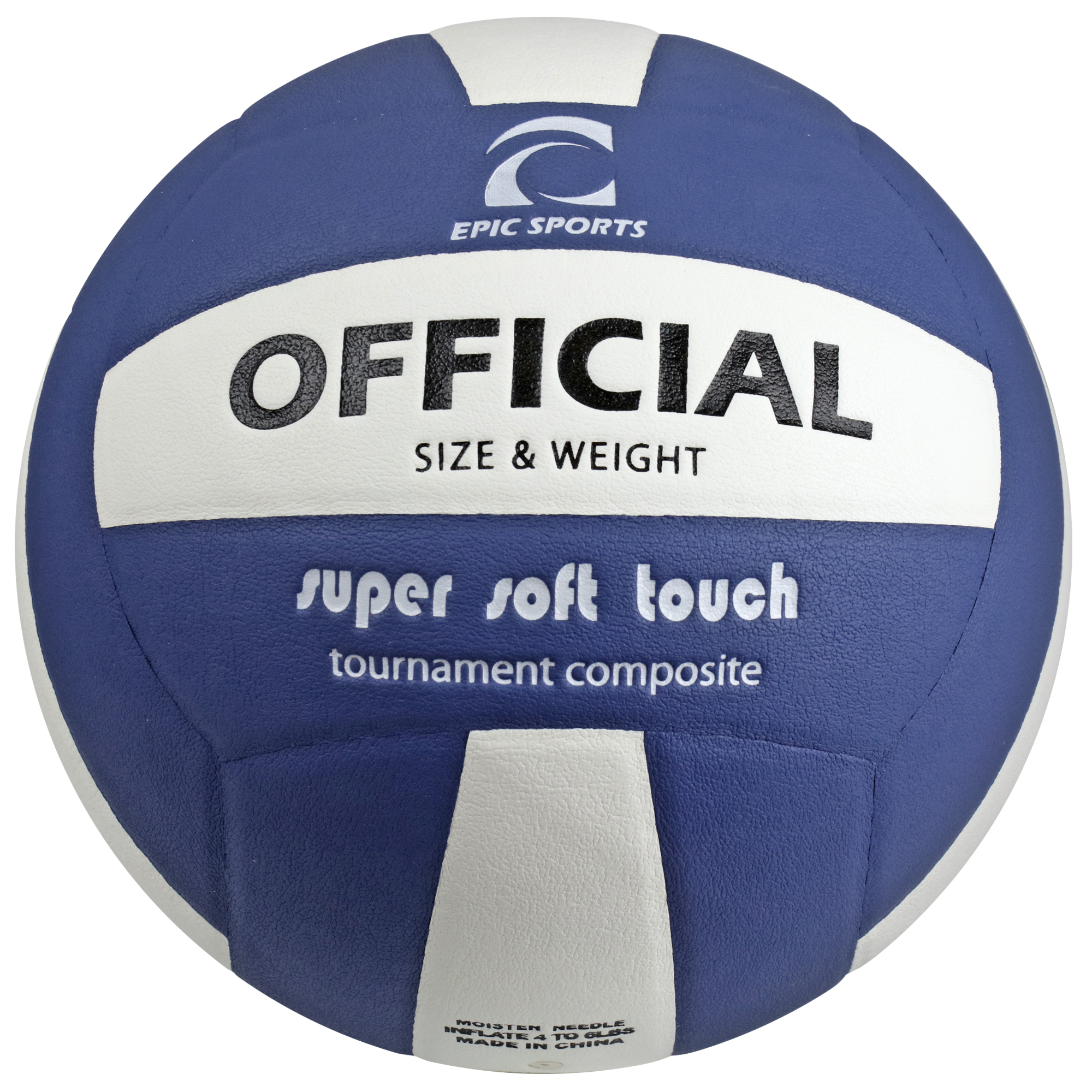 E134387 Epic Official Pro Indoor Super Soft Volleyballs (4Colors
