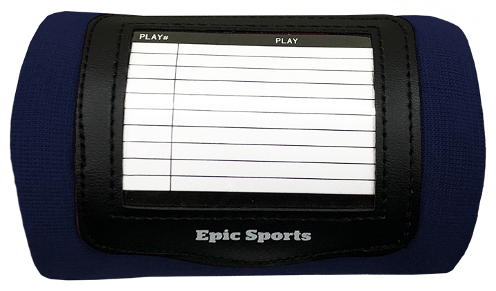 E126942 Quarterback Wrist Coach Football Playbooks ( 1 Or 3 Page)