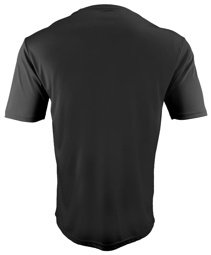 Epic Cool Performance Dry-Fit Crew T-Shirts BLACK 