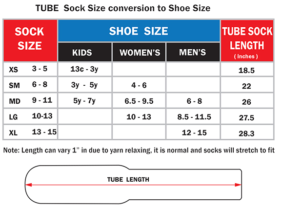 Multisport Tube Socks Youth Sizes