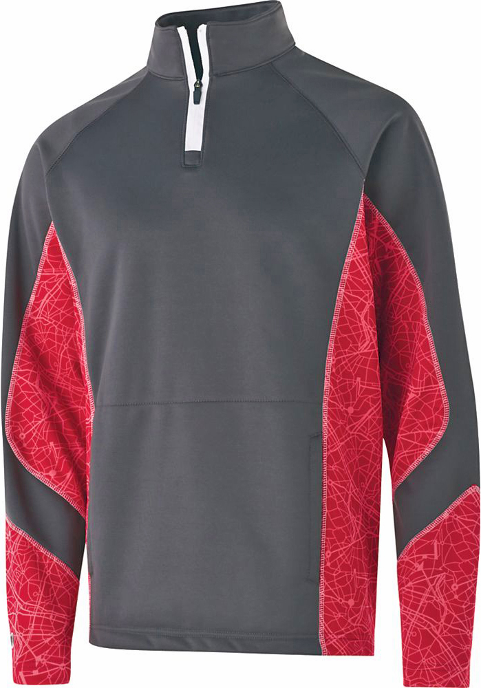 E114835 Holloway Adult Complex 1/4 Zip Pullover Jacket