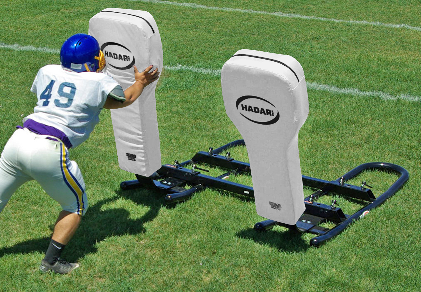 E121114 Hadar 2Man Football Blocking Sled Full Body Pads