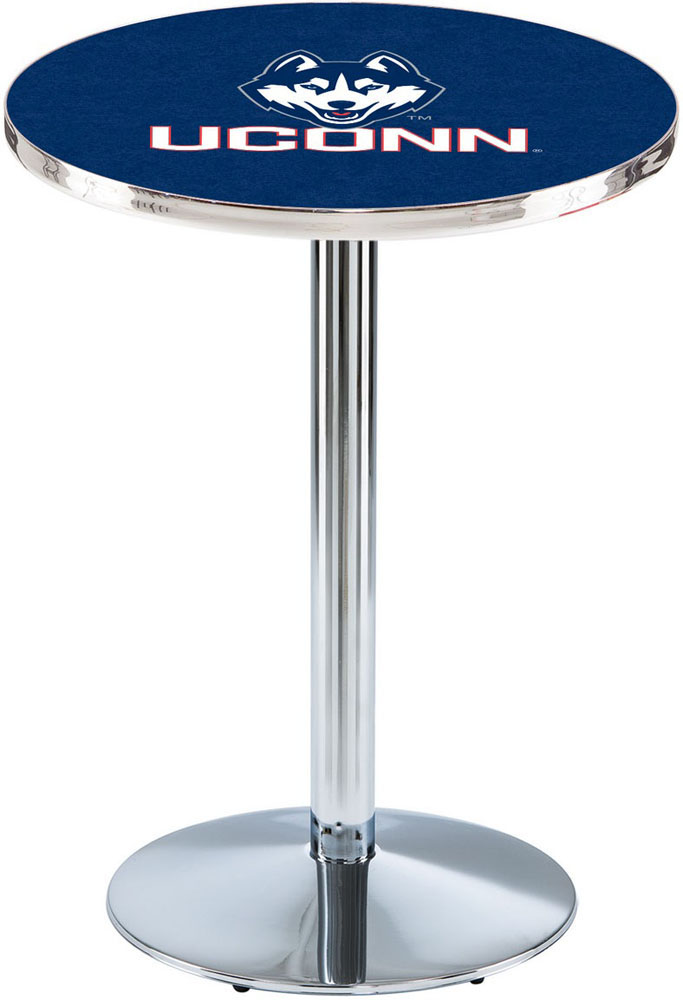 E44089 University of Connecticut Round Base Pub Table