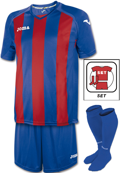 E67812 Joma PISA Soccer Jersey Shorts & Socks SET