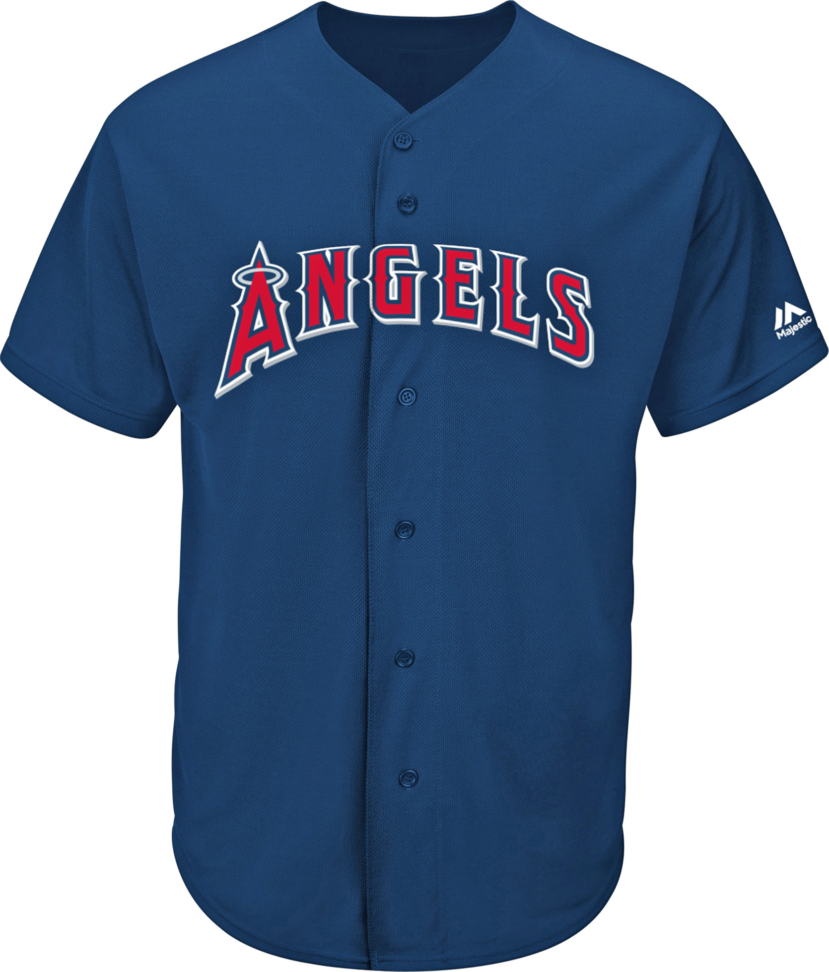 E134443 Majestic MLB LA Angels Pro Style Game Jerseys