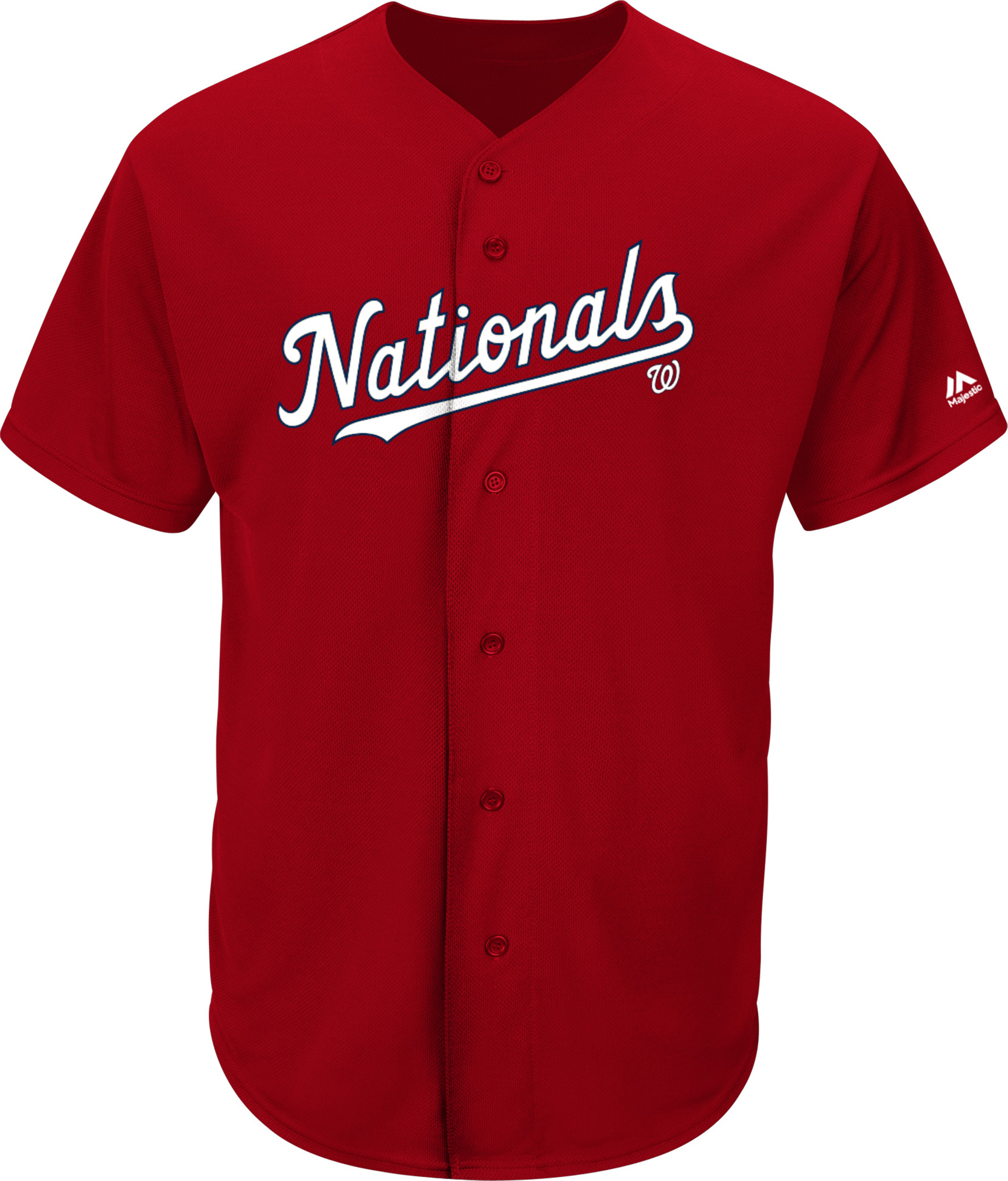 E134480 Majestic MLB Nationals Pro Style Game Jerseys