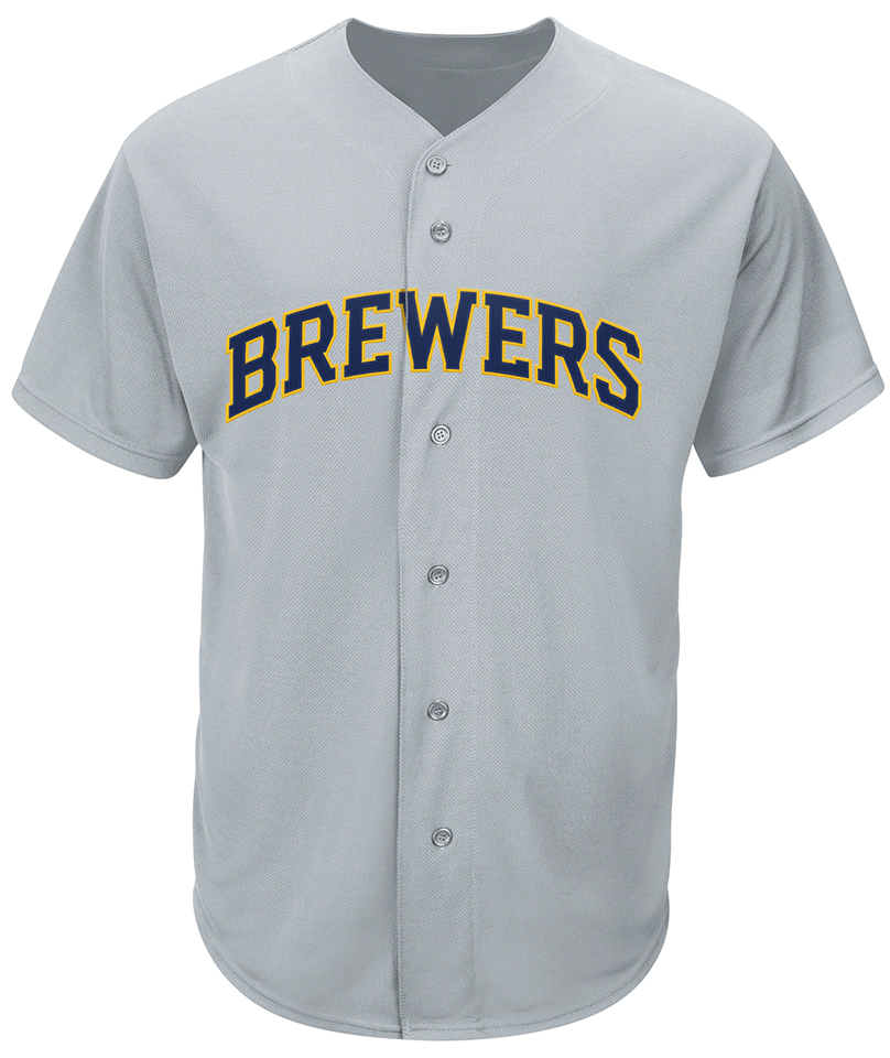 Milwaukee brewers cerveceros jerseys Clearance