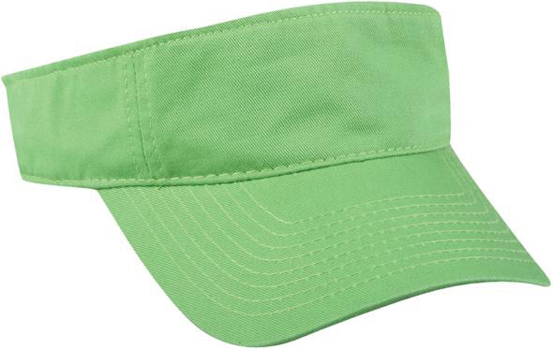 E10366 OC Sports Adult/Youth Adjustable Cotton Visors PCTV100