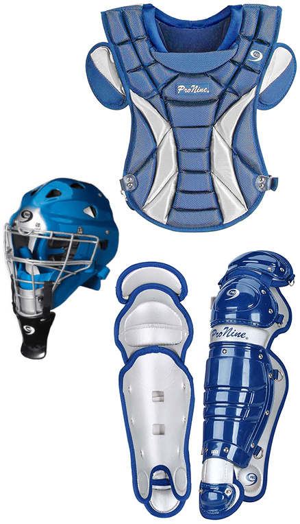 E73180 Pro Nine Youth Baseball Catcher Gear Set Ages 9-12