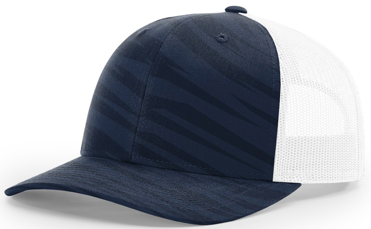 E122629 Richardson 112P Printed Trucker Snapback Cap