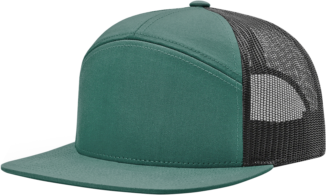 7 panel trucker cap