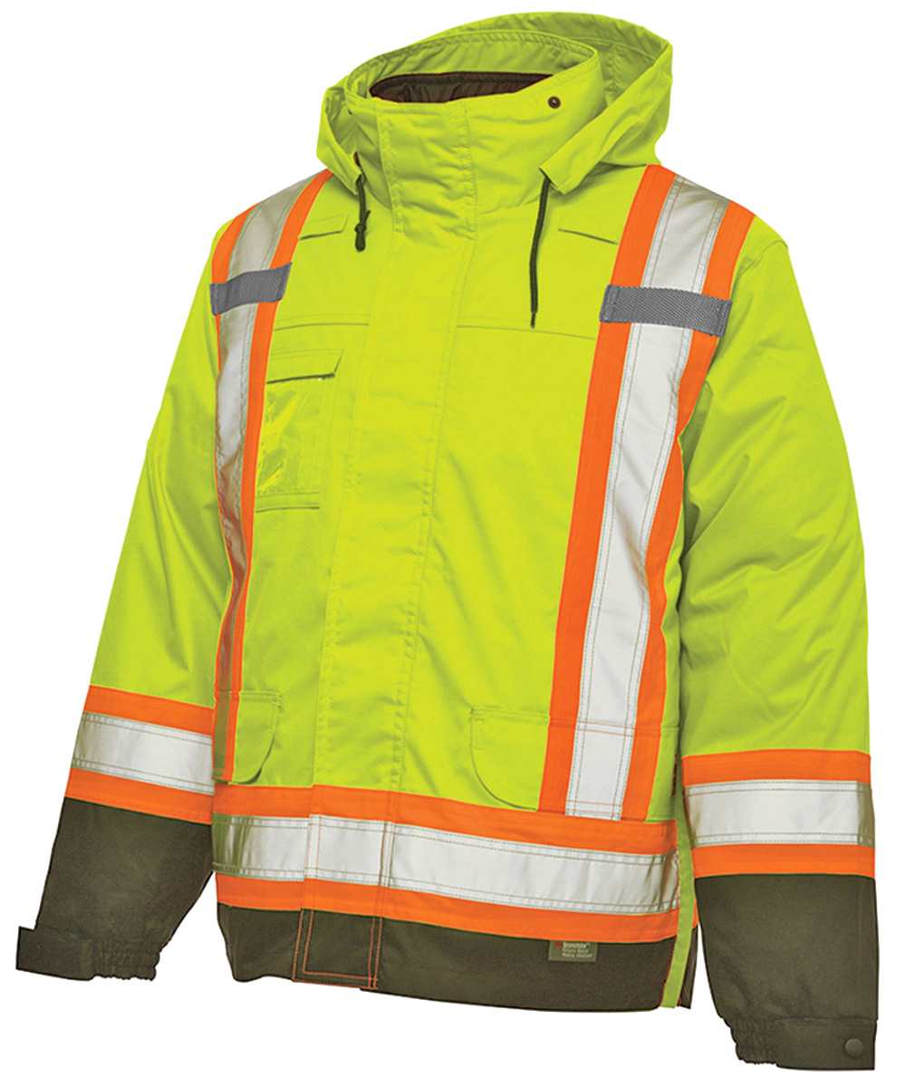 E126507 Work King Lined 5In1 Safety Jacket
