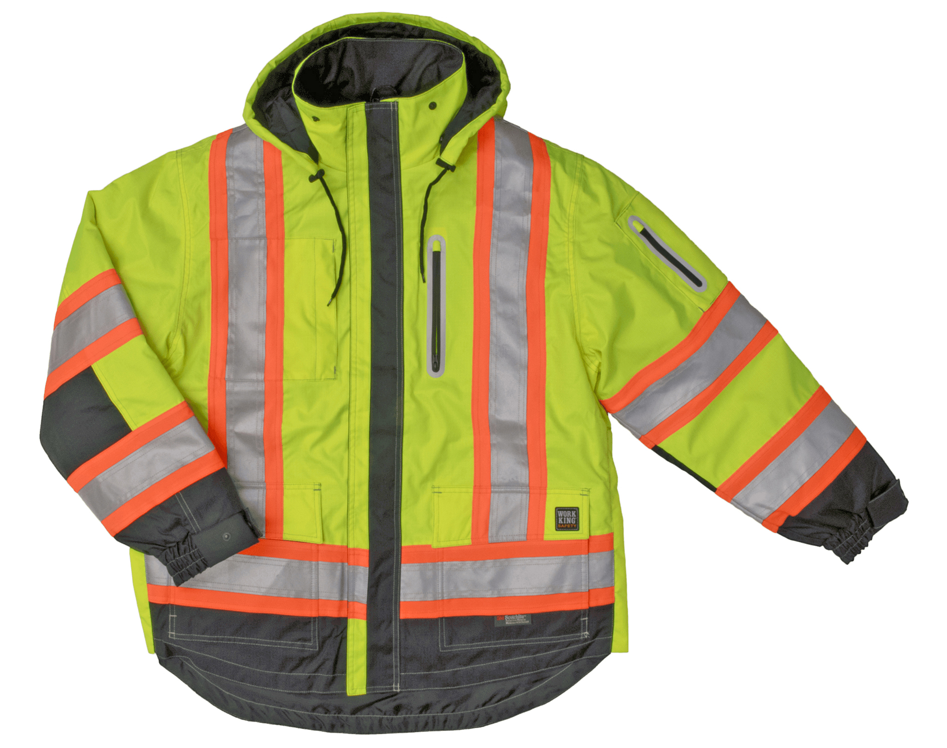 E141295 Work King Adult 4-in-1 Safety Jacket