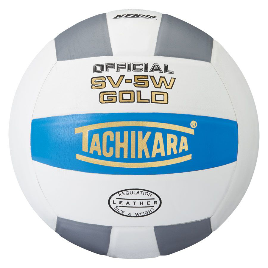 E3864 Tachikara NFHS SV5W Gold Indoor Competition Volleyball