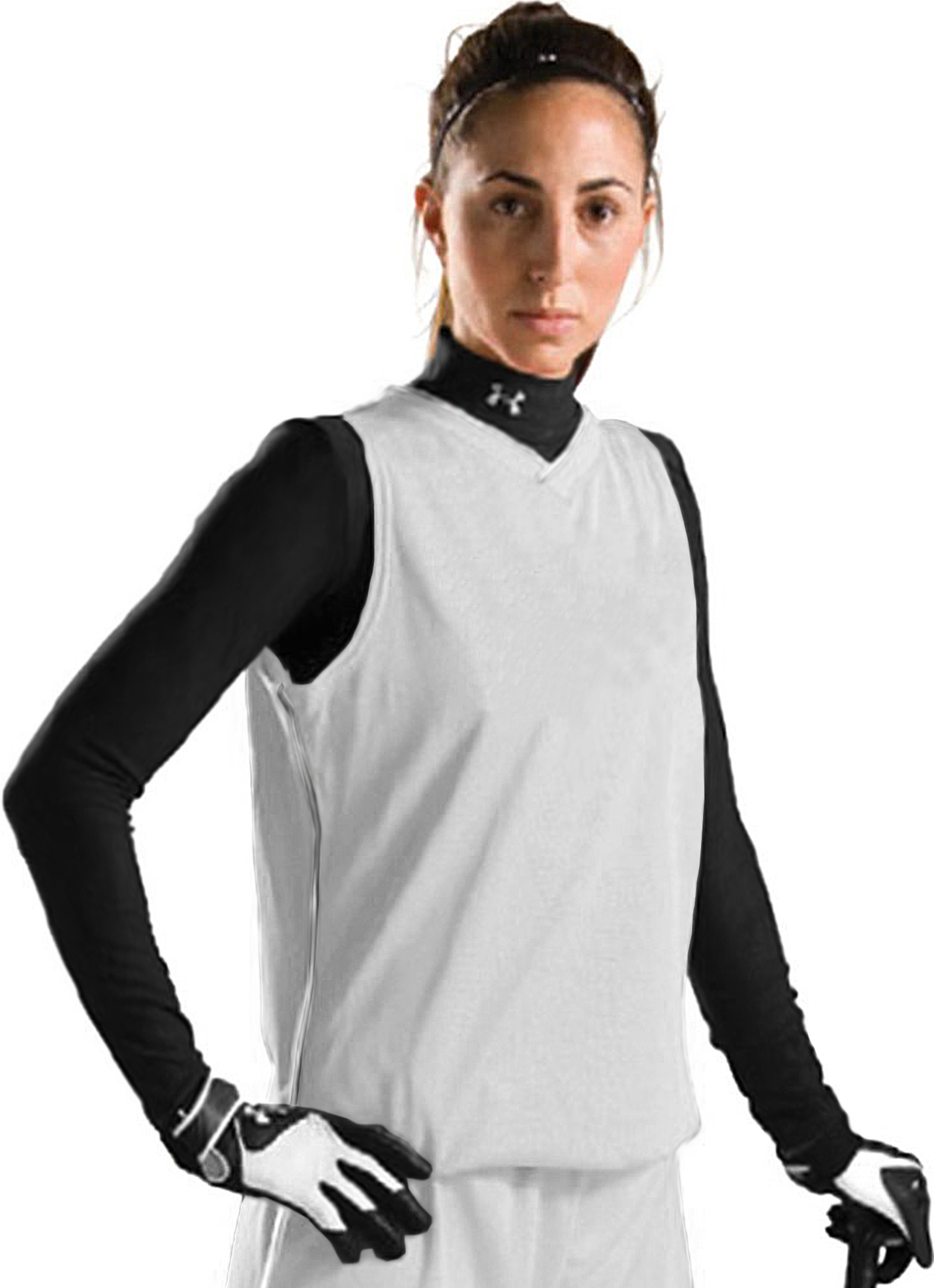 E106243 Under Armour Womens Sleeveless Softball Jerseys (Forest,Maroon