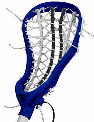 E25715 Debeer Women Lacrosse Tempest Pro STRUNG HEAD ONLY