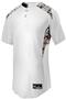 Holloway Bullpen Two-Button Adult Baseball Jersey WHITE/WHITE PRINT Primary
