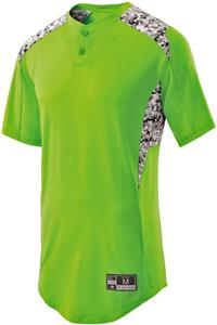 neon green baseball jersey