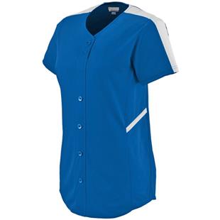 Augusta 6909  Cutter+ Full Button Baseball Jersey