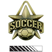 Hasty Awards 2" All-Star Soccer Medals M-790S