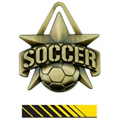 Hasty Awards 2" All-Star Soccer Medals M-790S