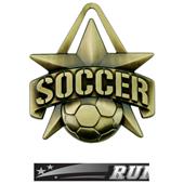 Hasty Awards 2" All-Star Soccer Medals M-790S Hasty Awards 2" All-Star Soccer Medals M-790S